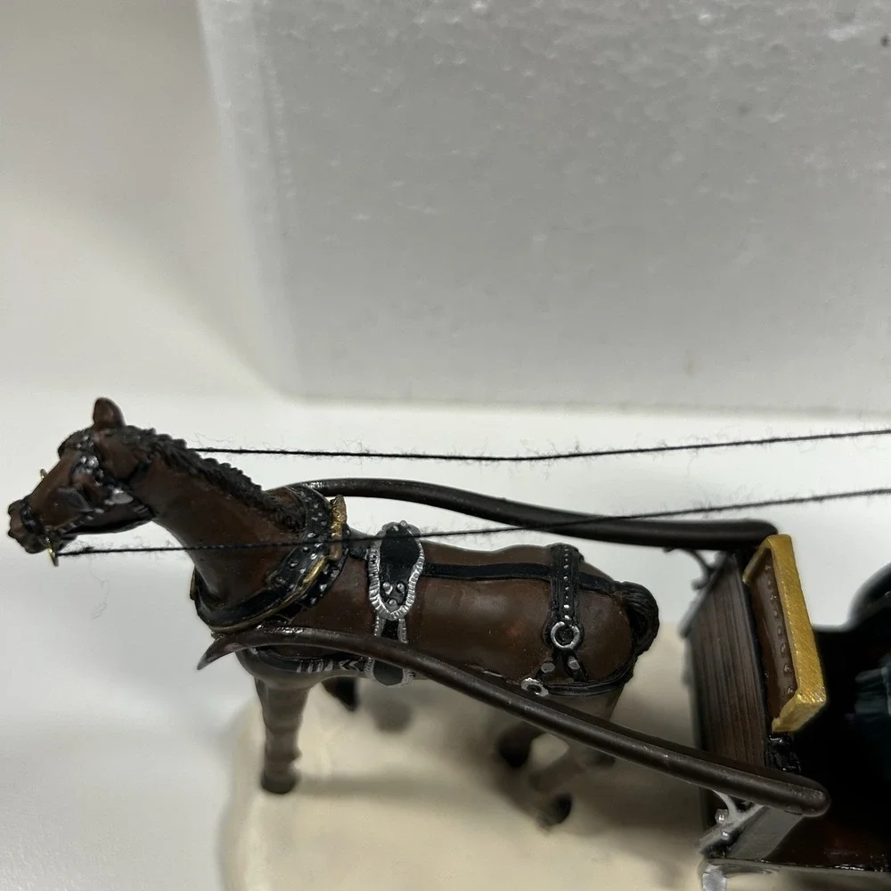 Lemax Hansom Cab Horse and Carriage Village Collection 2000 #03329 with Box‎